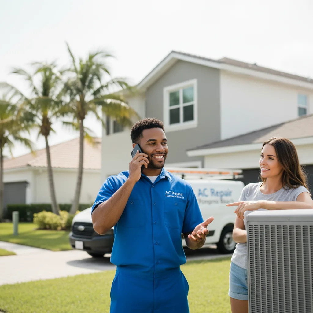 AC Repair Pompano Beach customer support in Westtown